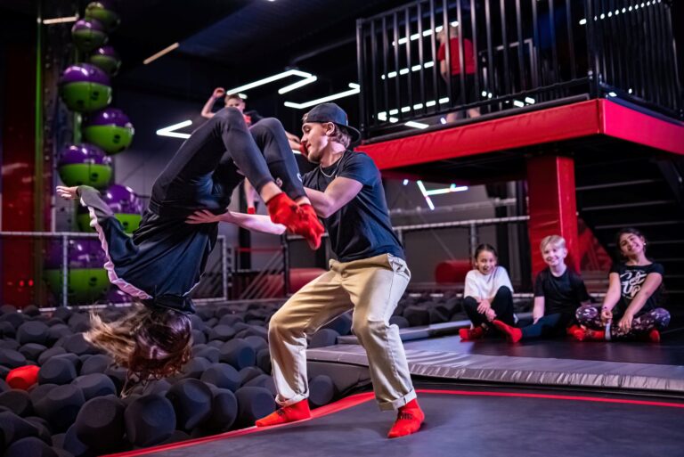 pt Åre trampolinpark - lär dig volter och trampolin