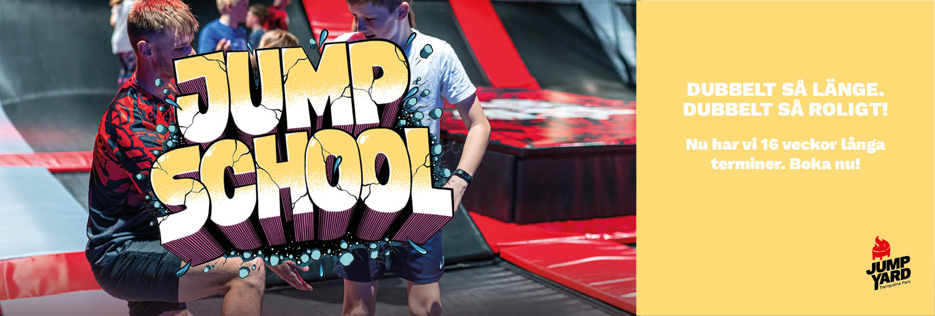 16 veckor aktiviteter i Åre på JumpSchool trampolinkurser hos JumpYard