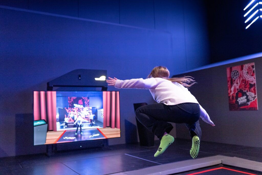 Valo Jump TV spel på trampoliner