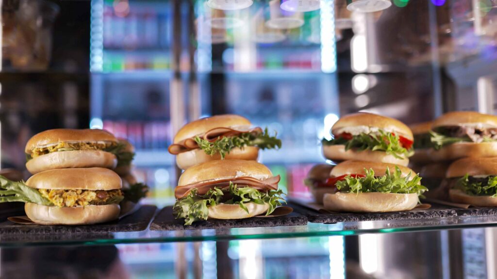 Food Park bagels på JumpYard Norrköping