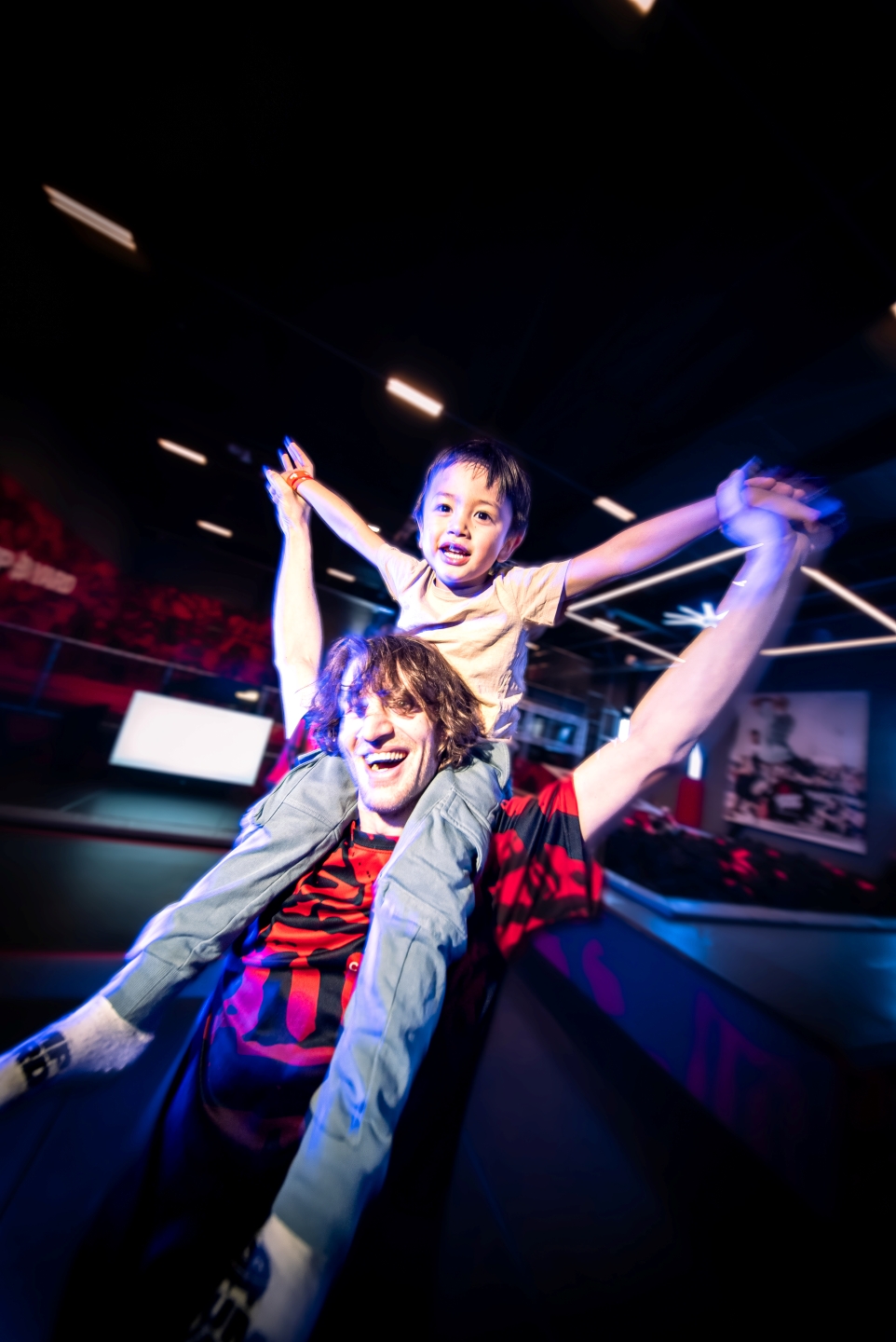 familj på jumpyard