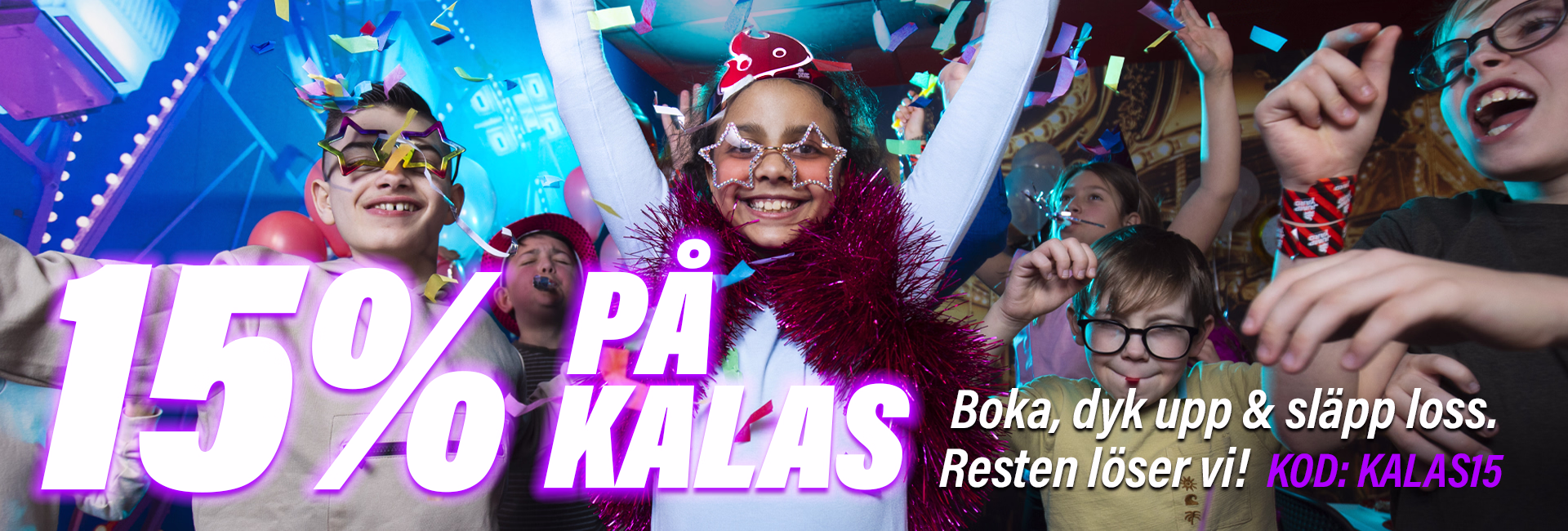 15% på kalas 2026