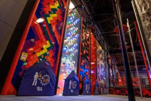 Klätterväggar, klättring på JumpYard Sundsvall