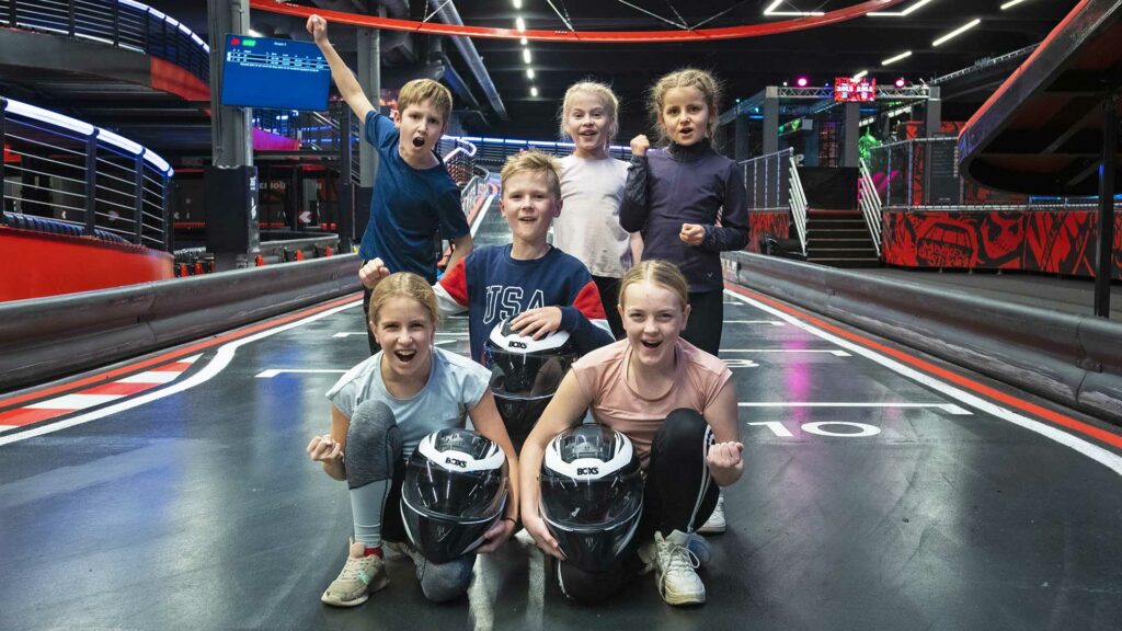 Gokart grupp i Örebro