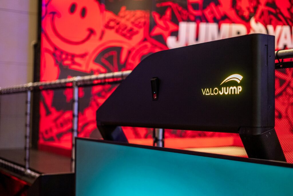 Valo Jump TV interaktivt TV spel på trampoliner