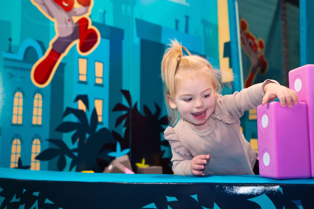 Jumpy hörna för de minsta